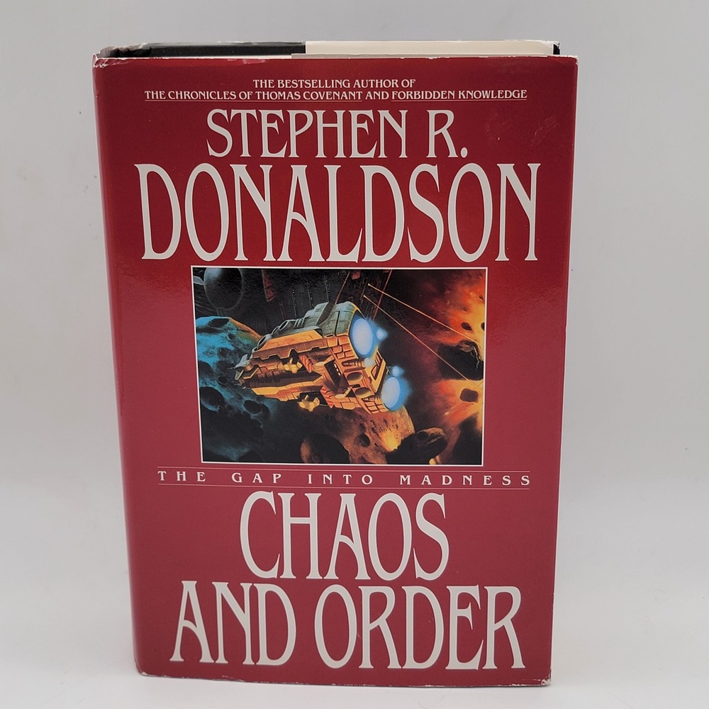 Stephen R. Donaldson Chaos and Order Hardcover 1st Ed‎ Gap Into Madness Good